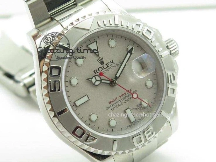 0523 Supportive Yacht-Master 116622 Silver Dial JF Best Edition On SS Bracelet SA3135 V 4032